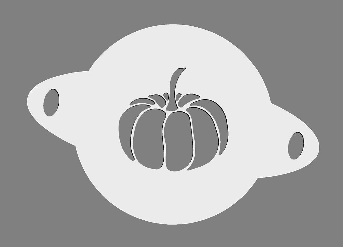 110mm Pumpkin Stencil, Coffee, Cookie, Cake, Face Paint,  190um Stenci