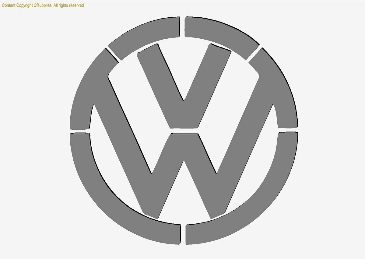 VW  Mylar Stencil A5/A4/A3 sizes 190 micron