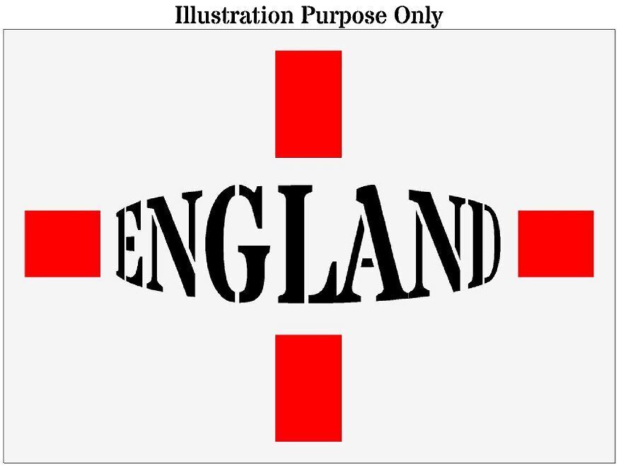 Mylar Stencil, 'England Ensign/Flag '  125/190 micron, Reusable Craft 