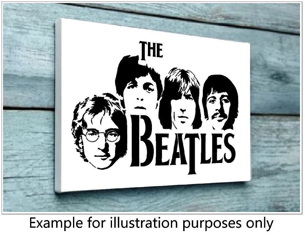 The Beatles Unique style Mylar Stencil