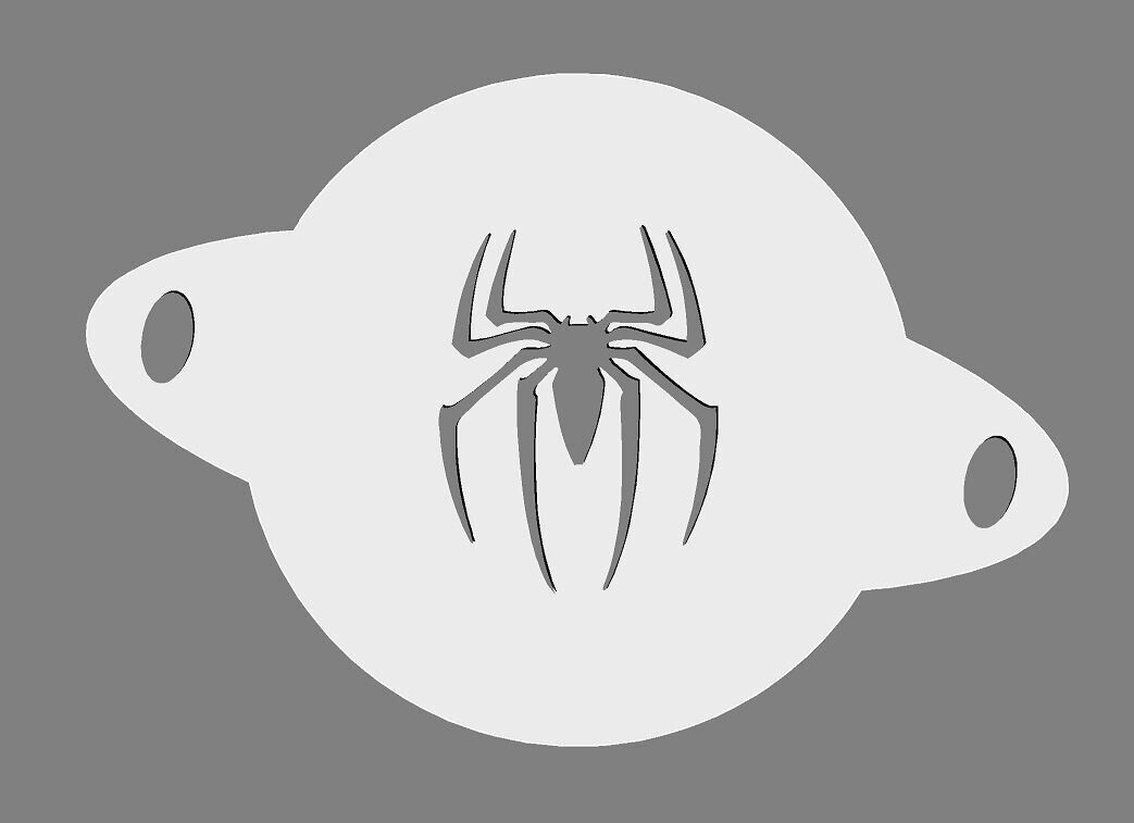 110mm Spider Logo Stencil