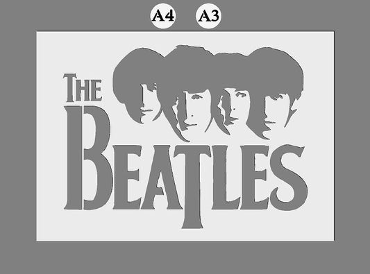 MYLAR STENCIL 'The Beatles'