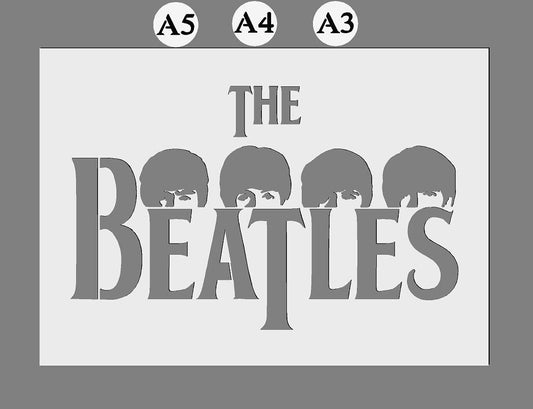MYLAR STENCIL 'The Beatles'  (10)