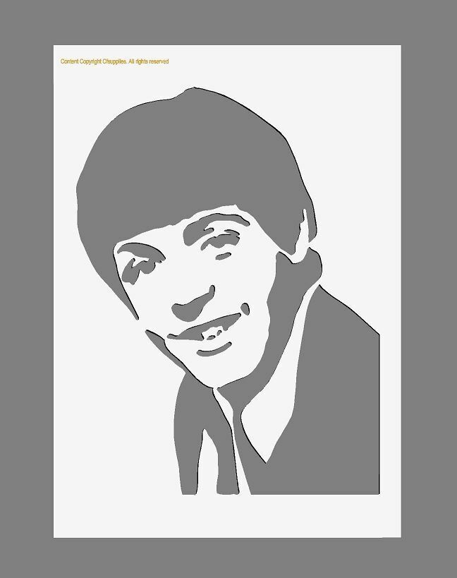 Mylar Stencil The Beatles various