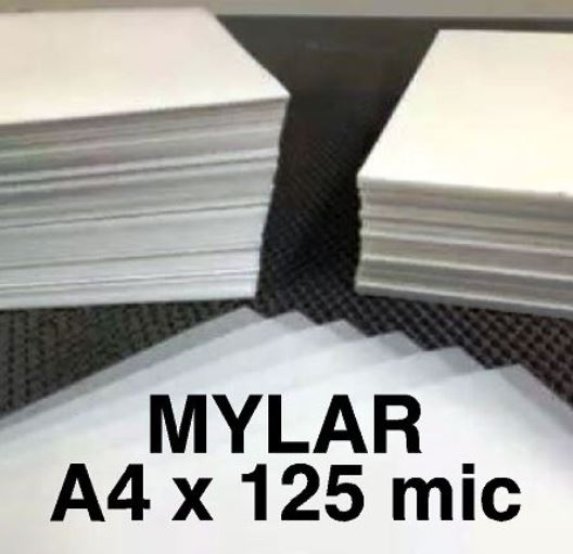 A4 Mylar Stencil sheets 125 micron (5 - 1000)