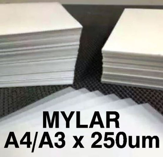 5/10 pcs | Mylar 250 micron A4/A3 stencil sheets | Laser Proof