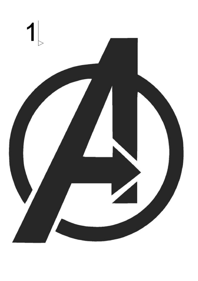 Superhero Stencils – A4 & A3 – Choice of Design