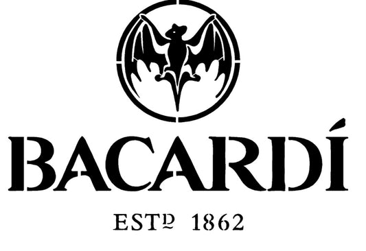 Bacardi Mylar Stencil, Reusable 190 Micron