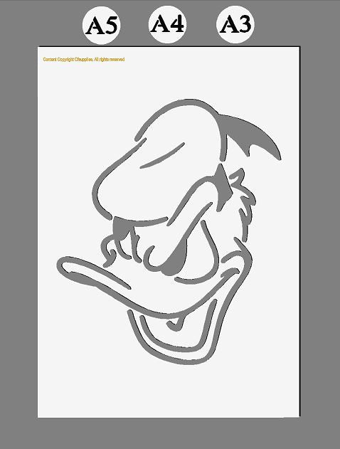 Donald Duck Disney Stencil (1)