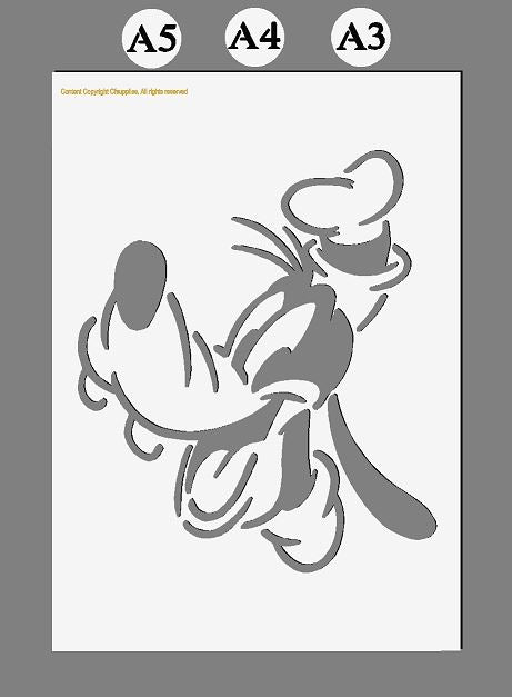 Goofy Disney Stencil (1)