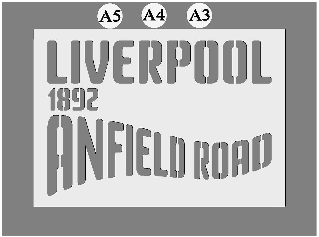 Football Club of your choice Mylar Stencil