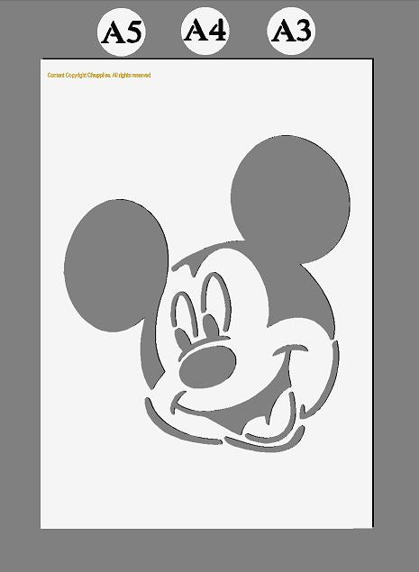 Mickey Mouse Disney Stencil (2)