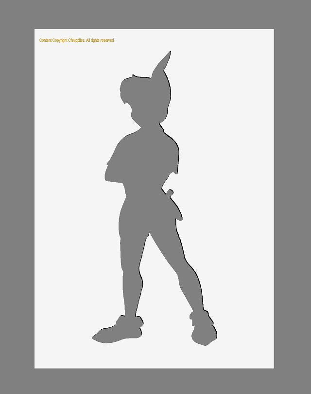 Peter Pan Mylar Stencil A5/A4/A3 sizes 190 micron