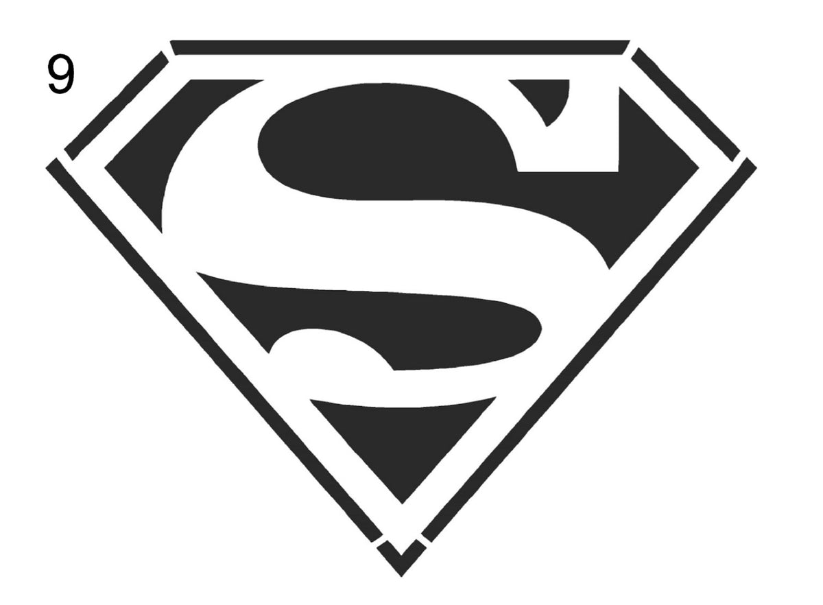 Superhero Stencils – A4 & A3 – Choice of Design