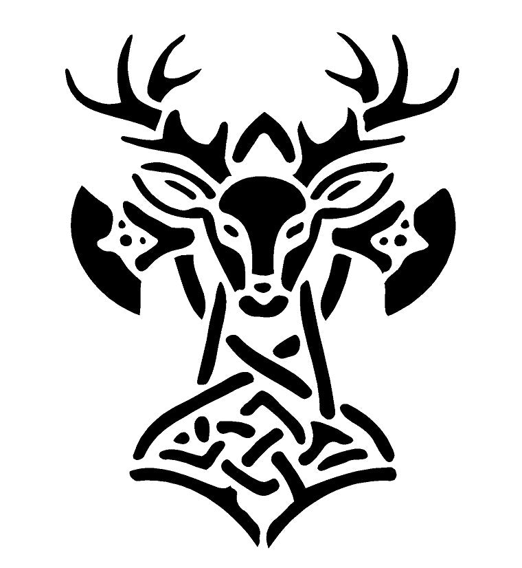 Viking and Celtic Mylar Stencils, 16 Designs, Reusable 190 Micron