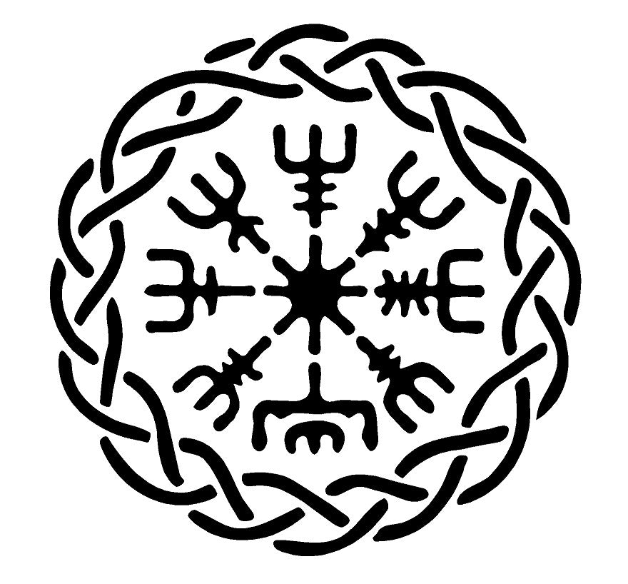 Viking and Celtic Mylar Stencils, 16 Designs, Reusable 190 Micron