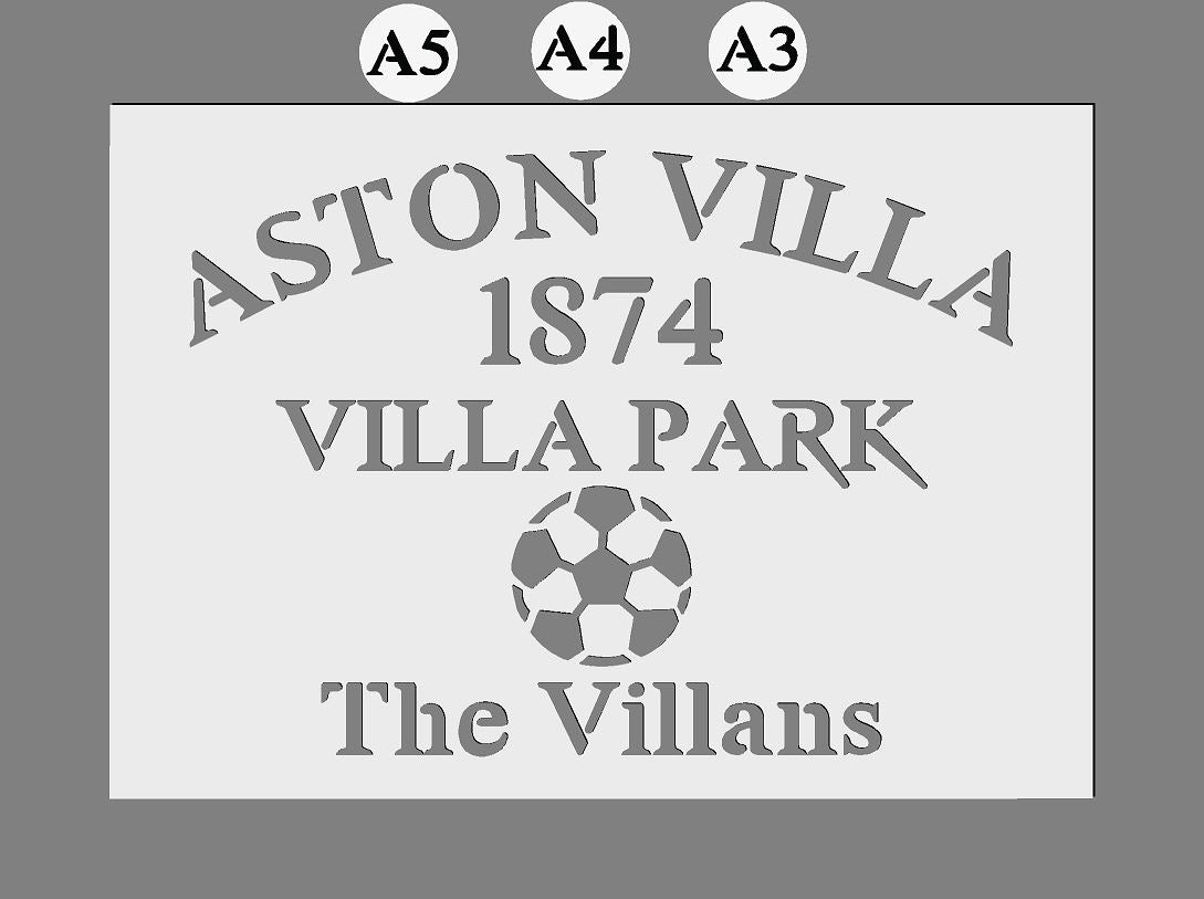 Any Football Club Custom Mylar Stencil