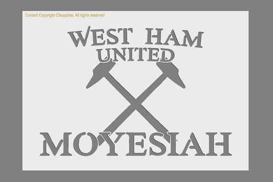 West Ham Utd | Mylar Stencils