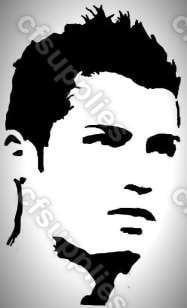 Christian Ronaldo Mylar Stencil A5/A4/A3 sizes 190 micron