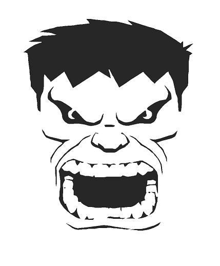 The Hulk Marvel Superhero Stencil (#2)