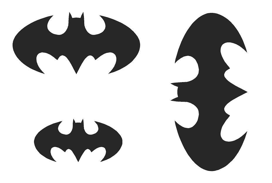 Batman logo Mylar Stencil A5/A4/A3 sizes 190 micron