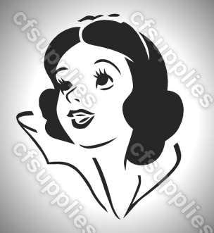 Snow White Disney Mylar Stencil A5/A4/A3 sizes 190 micron