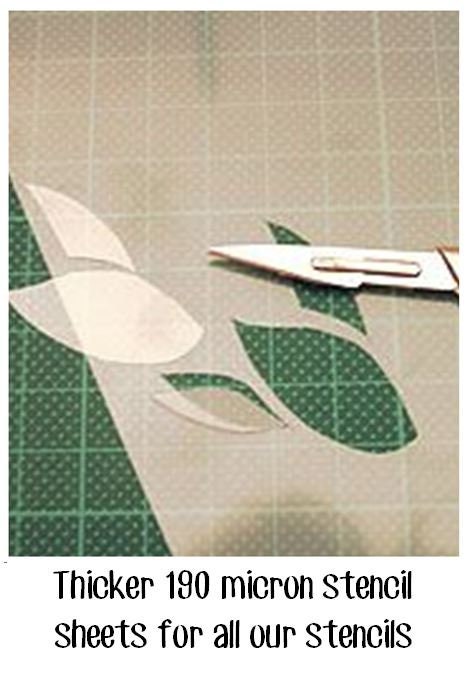 Butterfly Mylar Stencil A3/A4/A5 sizes Tough 190 micron Reusable