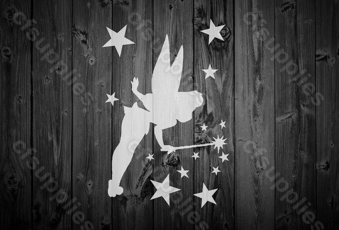 Tinkerbell Fairy Mylar Stencil A5/A4/A3 sizes 190 micron