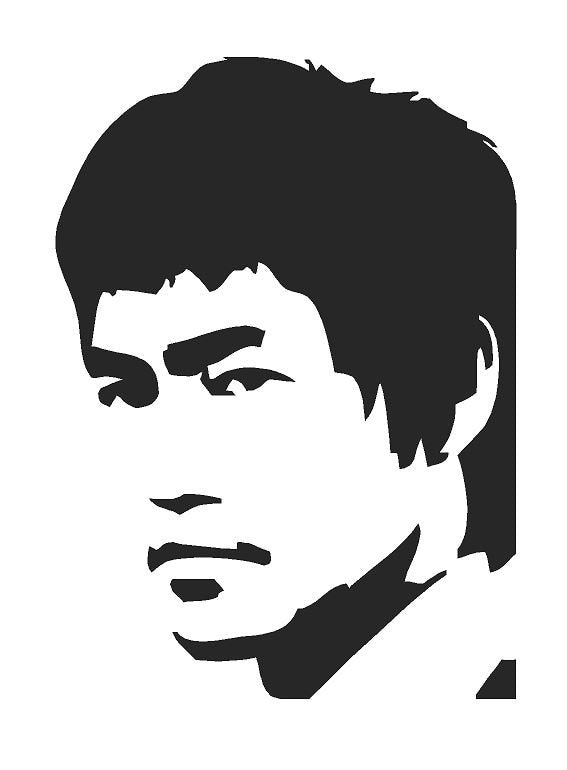 Bruce Lee Mylar Stencil A5/A4/A3 sizes 190 micron