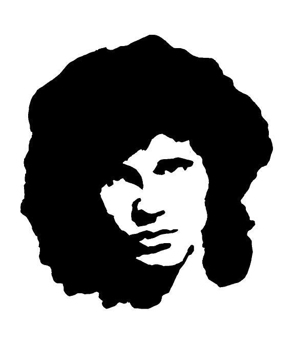 Jim Morrison Mylar Stencil A5/A4/A3 sizes 190 micron