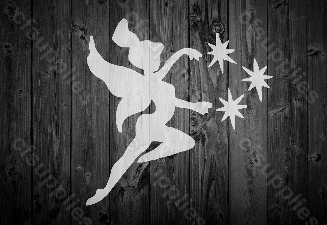 Tinkerbell Fairy Mylar Stencil A5/A4/A3 sizes 190 micron (2)