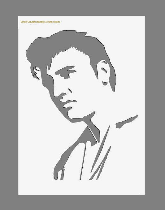 Elvis Presley Stencil Celebrity art (#2)