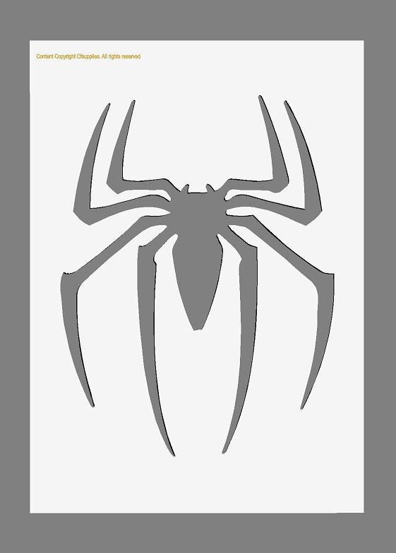 Spiderman logo Marvel Theme Polyester Stencils  in A3/A4/A5 sheet size