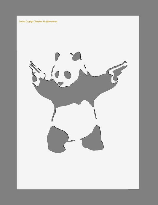 Banksy's "Panda"Stencil