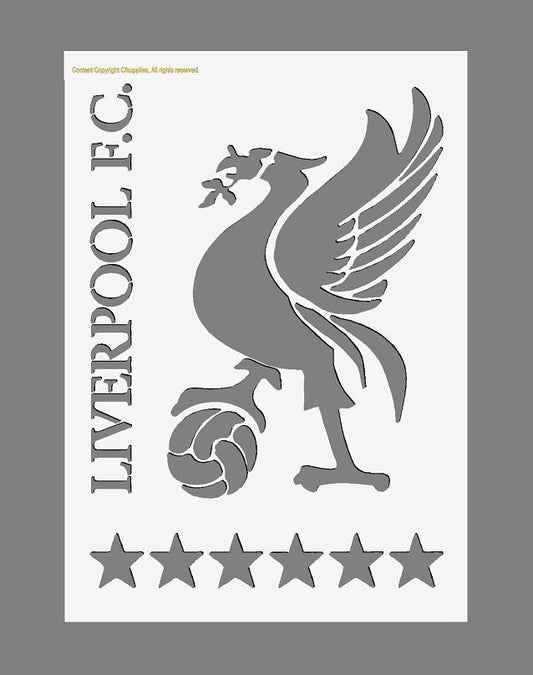 Liverpool FC Mylar Stencil