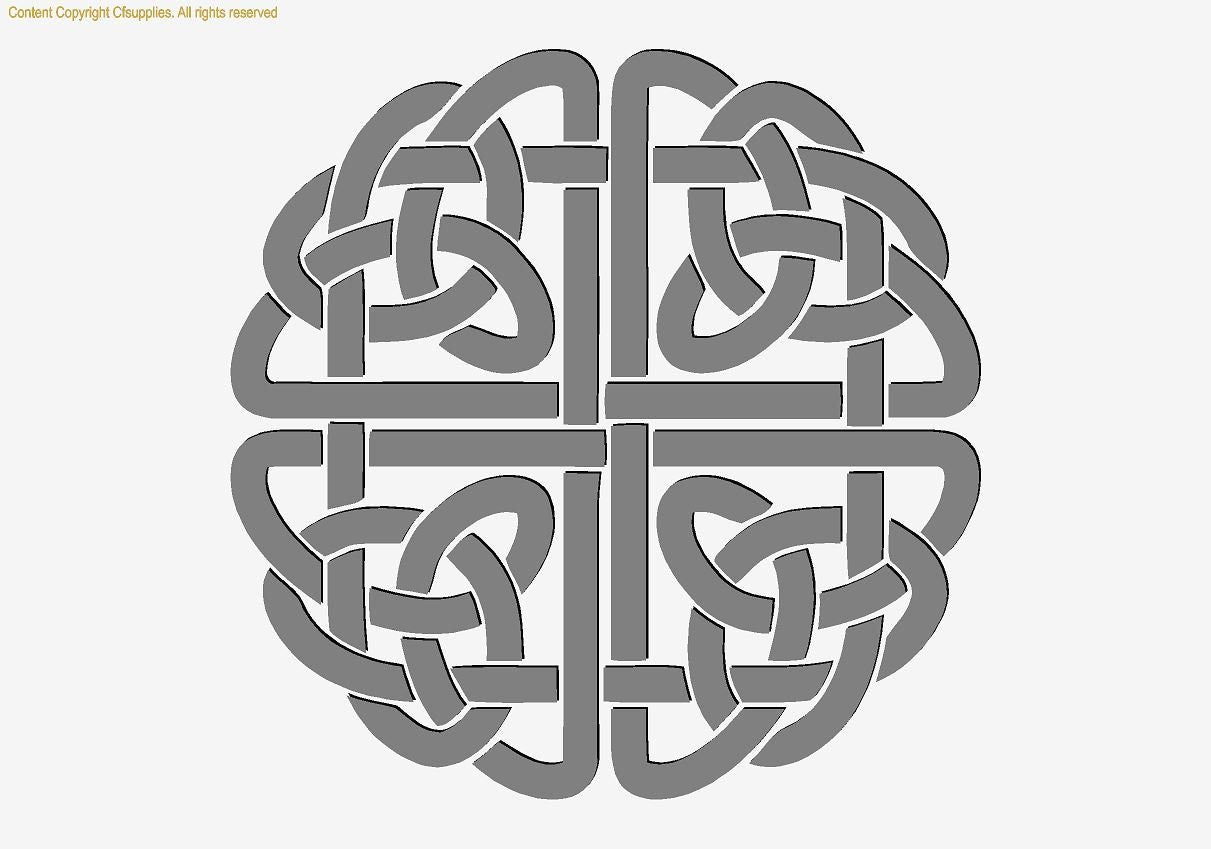 Celtic Knot Stencil