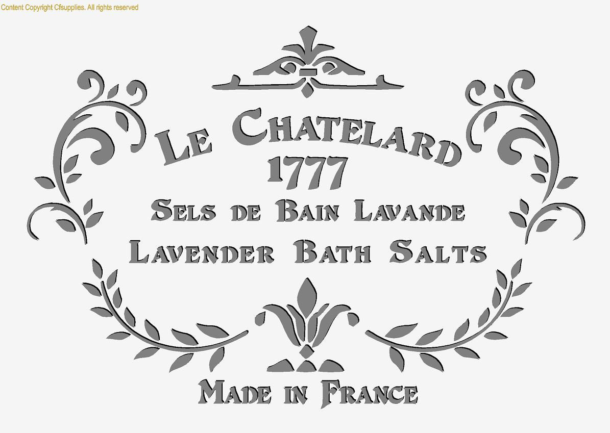 Shabby Chic French Vintage Stencils  in A3/A4/A5 sheet sizes (#157) Thicker 190 micron reusable Painting Airbrush Decor