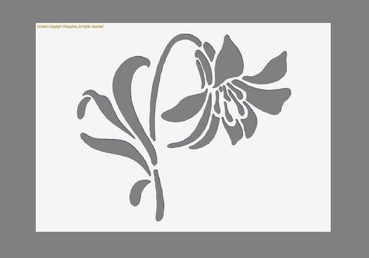 Vintage Floral Stencils  (#F10)