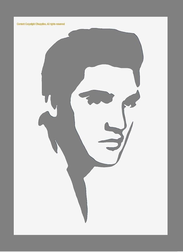 Elvis Presley Stencils 