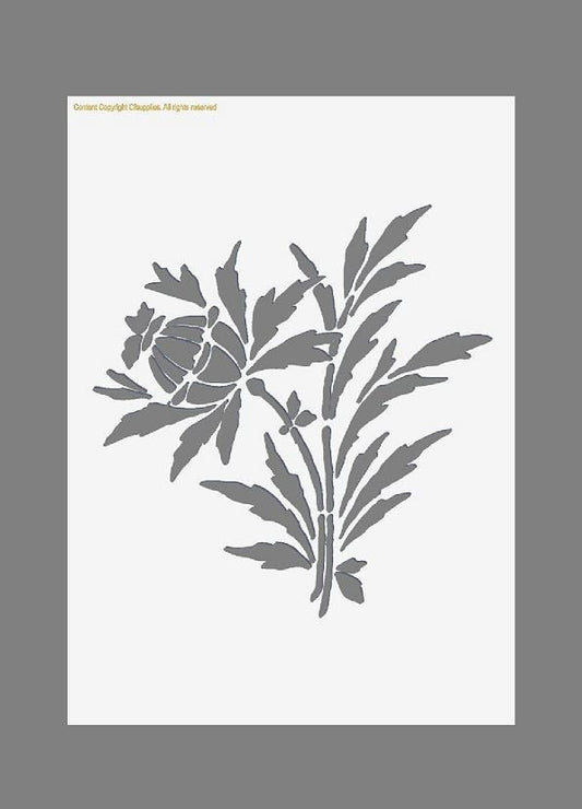 Vintage French Stencil | Shabby Chic Paint Stencil for Walls, Fabrics,