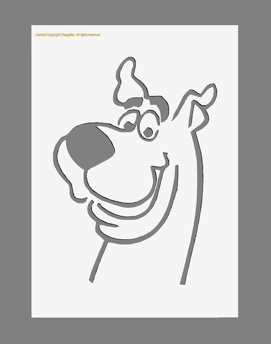 Scoobydoo Mylar Stencil