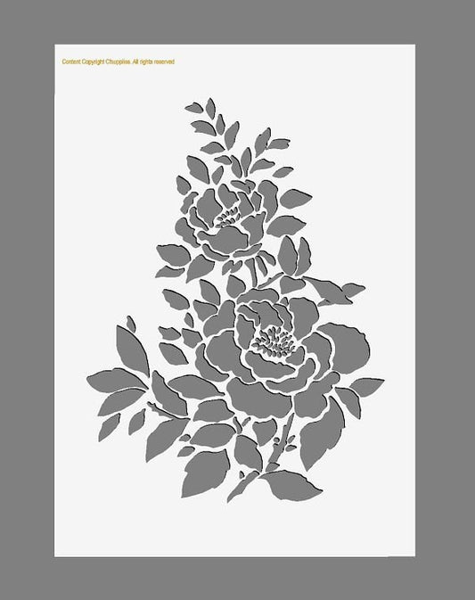 Roses Stencil (123)