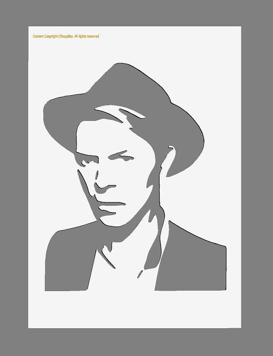 David Bowie Stencil Mylar Stencil A5/A4/A3 sizes 190 micron (2)