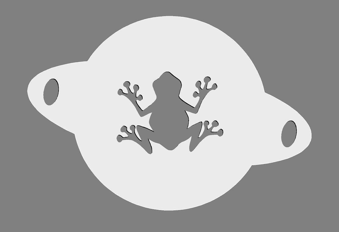 110mm Mylar Stencil  'Frog'