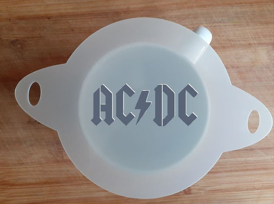 110mm Mylar Stencil  'AC / DC'