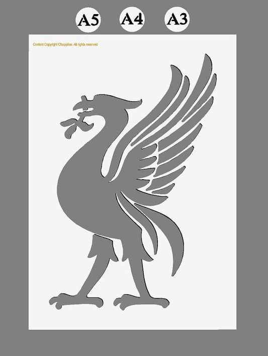 The Liver Bird, City of Liverpool | Mylar Stencil