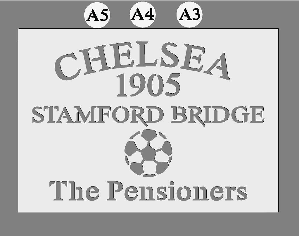 Any Football Club Custom Mylar Stencil