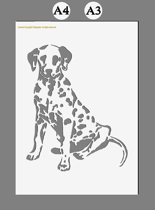 Dalmation Dog | Mylar Stencil