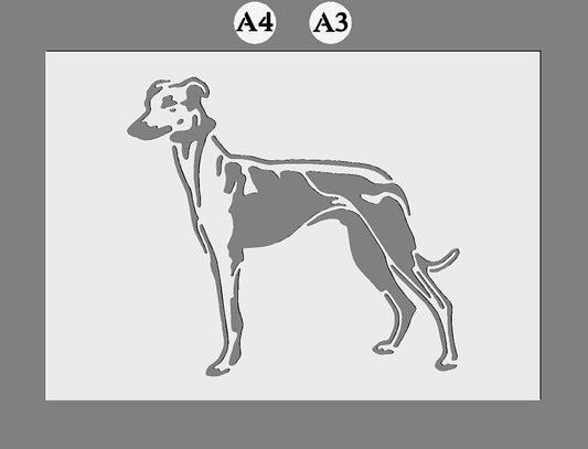 Greyhound Dog | Mylar Stencil