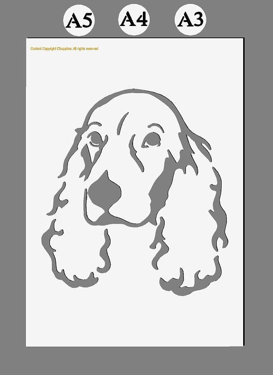 Personalised Custom Text Stencil, Custom Dog Stencil